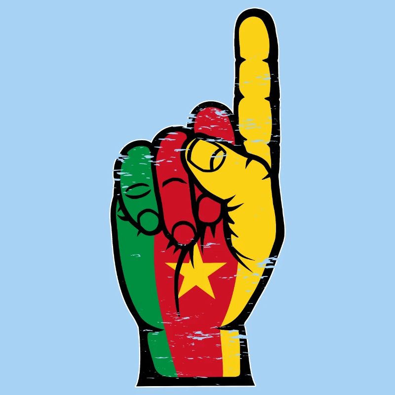 Drapeau du Cameroun numéro 1 utilisé