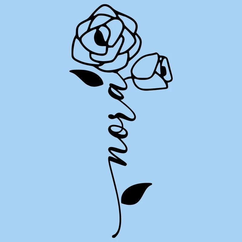 Nora Surname First Name Name Flower