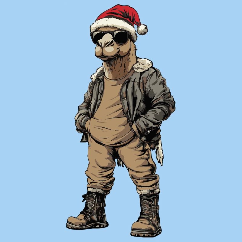 Kamel Weihnachten Winter