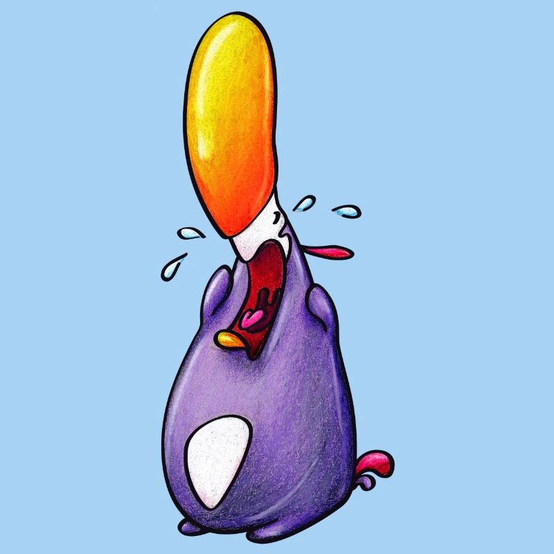 plärrender pinguin
