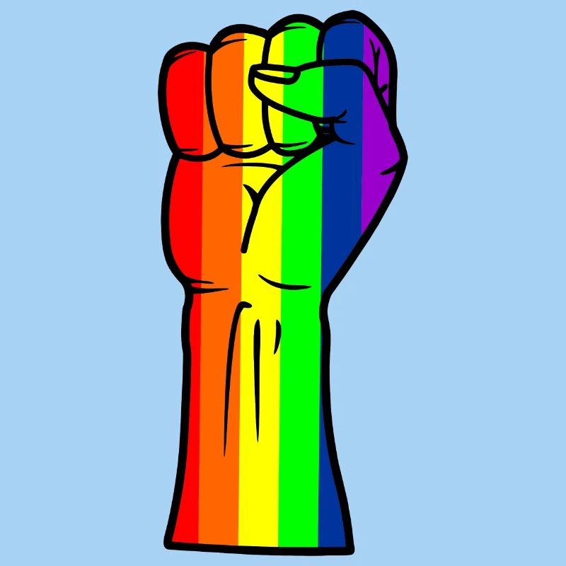 Regenbogen-Handfaust