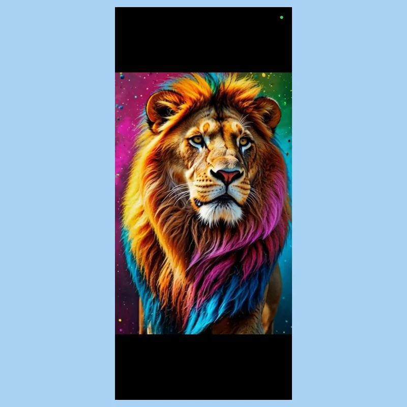 Regenbogen-Löwe