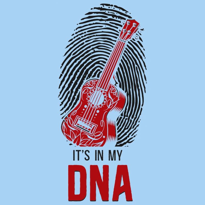 Hawaiian Ukulele Uke Fingerprint