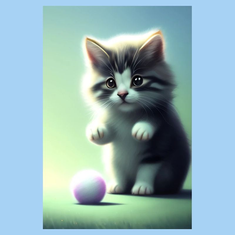 Petit bébé chat mignon