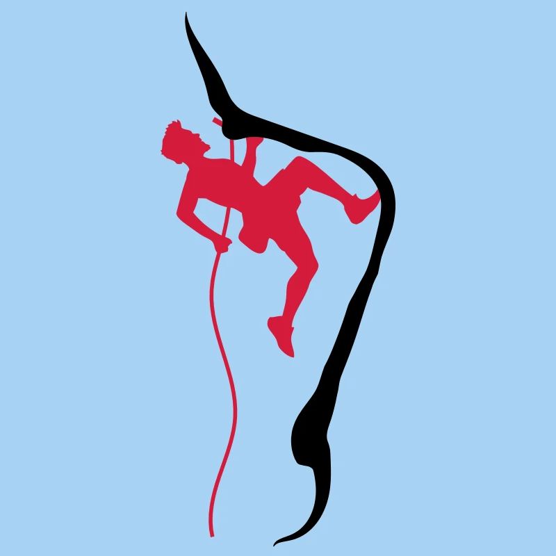 Climbing rope climber