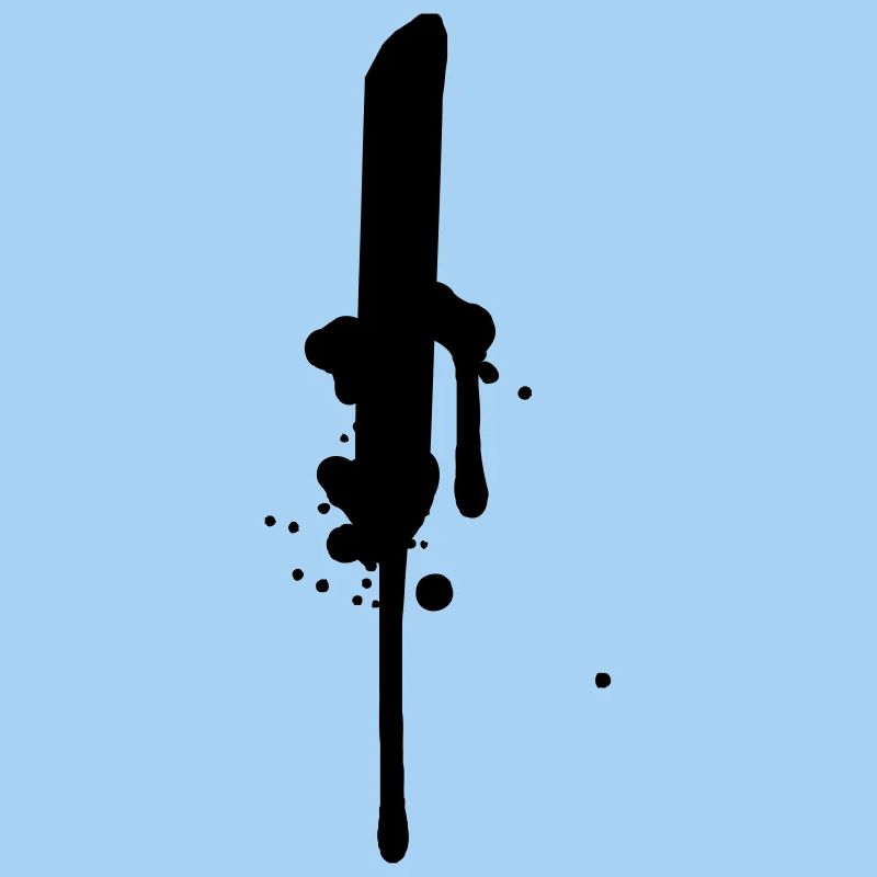 Je course ligne graffiti gouttes Farbklex spray