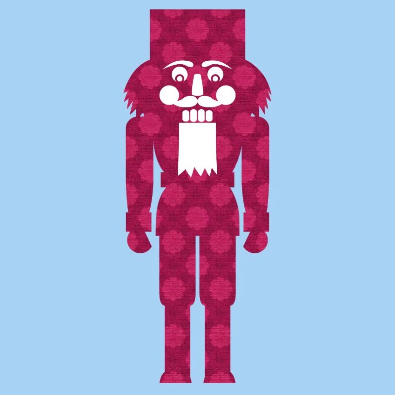 Nutcracker Christmas Decoration Texture Pattern