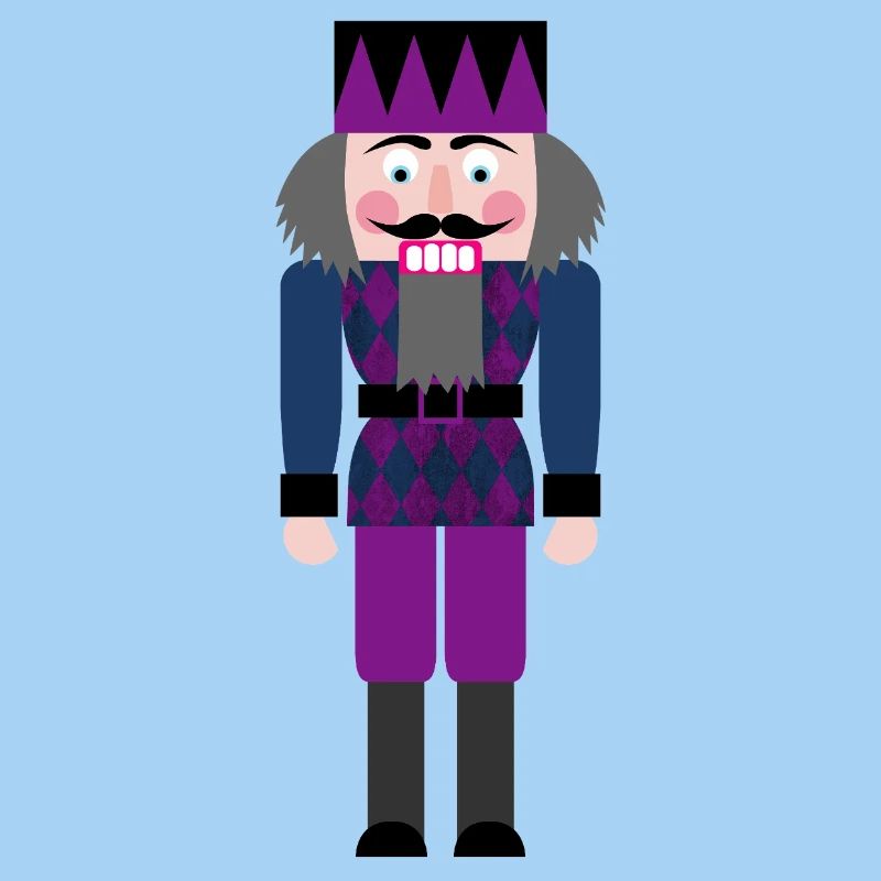 Nutcracker Diamond Rhombs Pattern Christmas Xmas