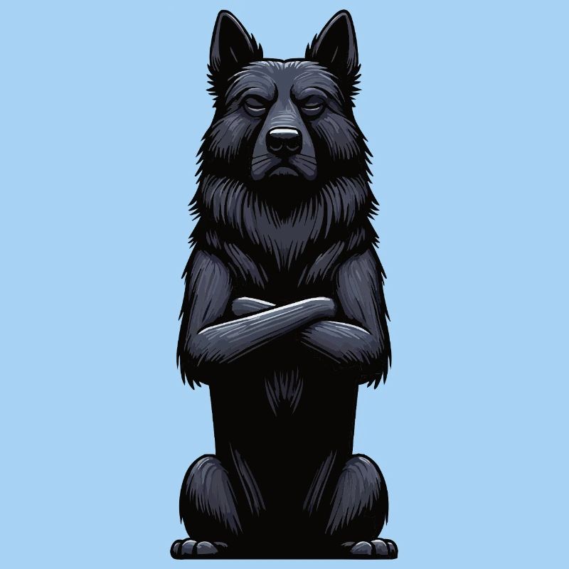 Schwarzer Schäferhund Schäferhundbesitzer 