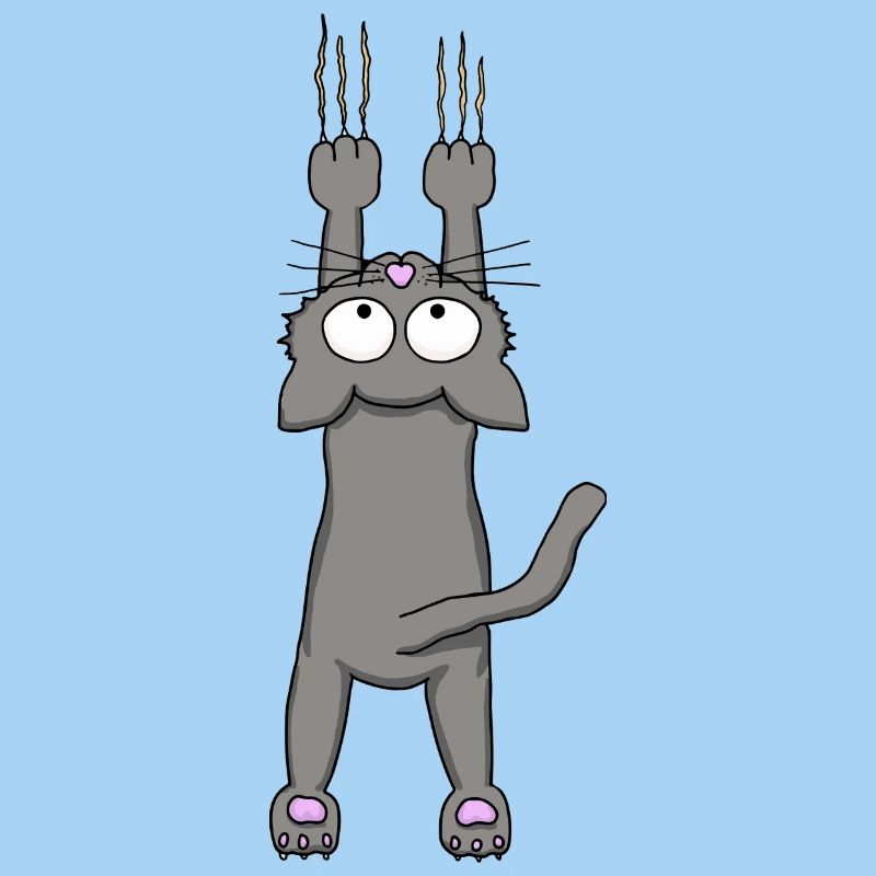 Graue Katze