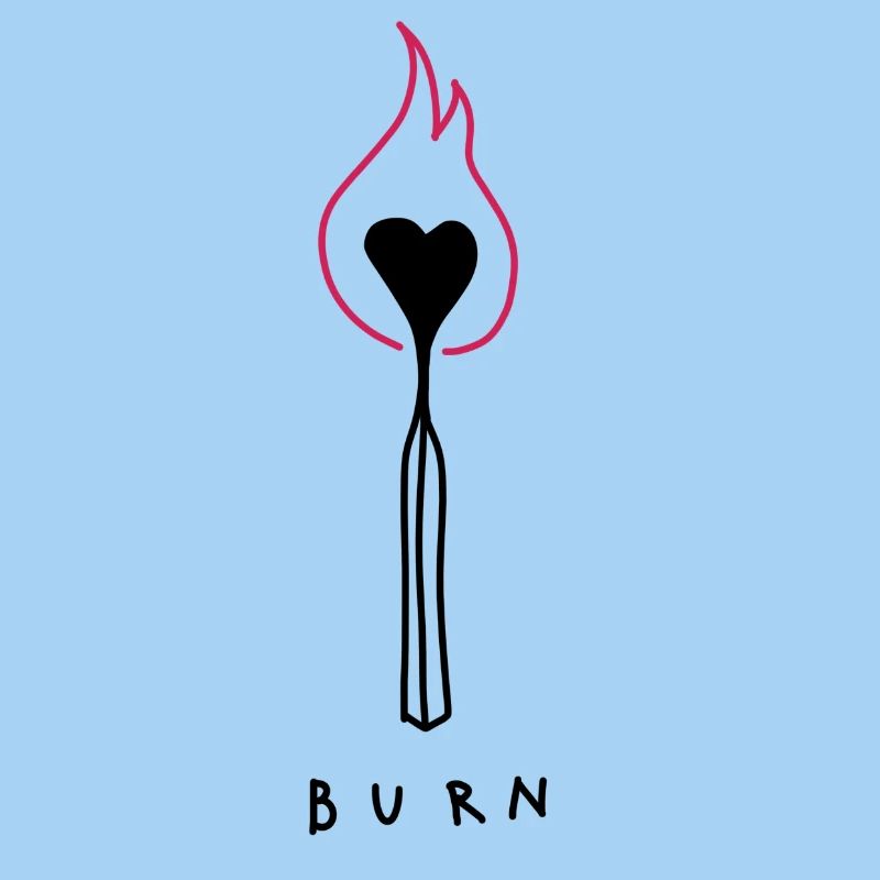 Burn heart