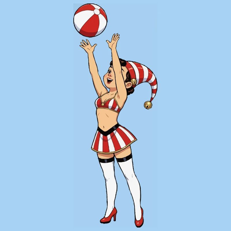 Leprechaun-Mädchen mit Ball