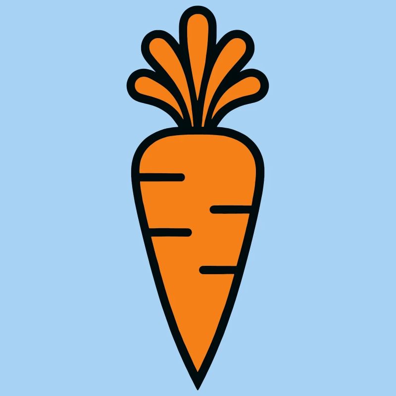 Carotte Vitaminée Design Potager Bio