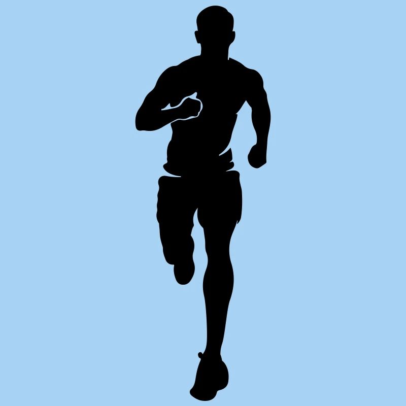 Marathon Runner Silhouette Marathon