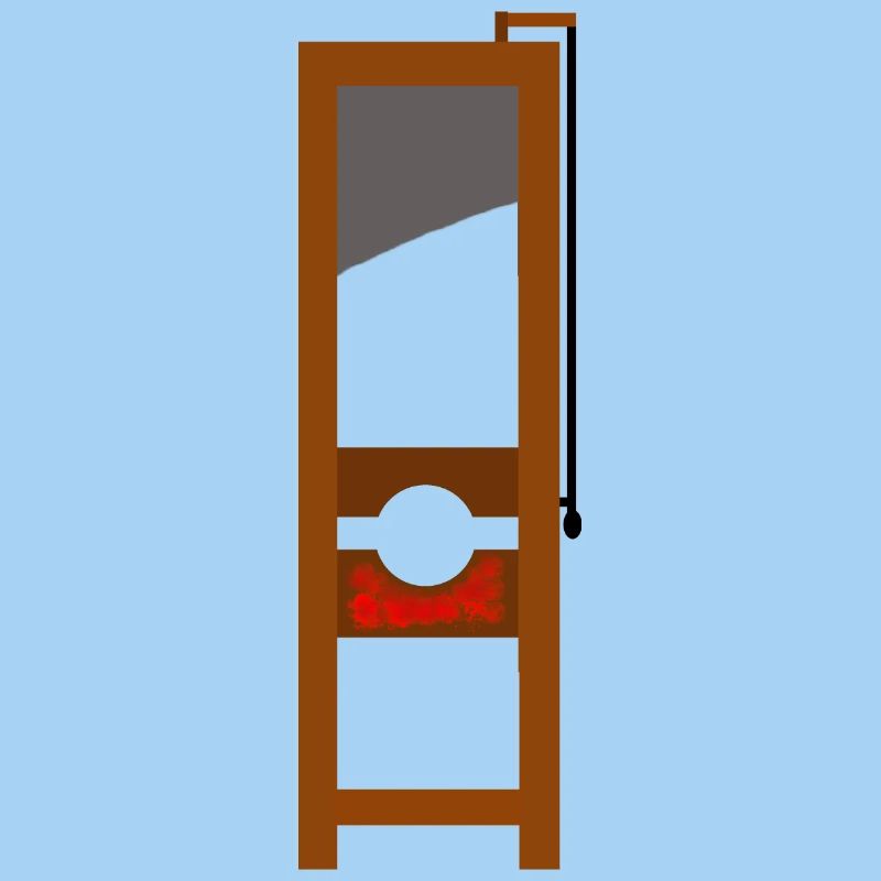 Guillotine Drop Axe Scaffold Execution Horror