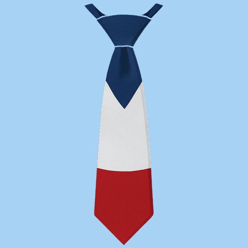 Cravate France – Conception du drapeau