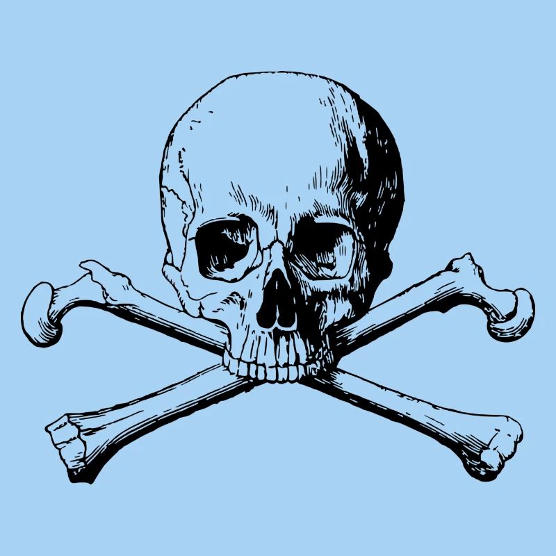 Head with bones