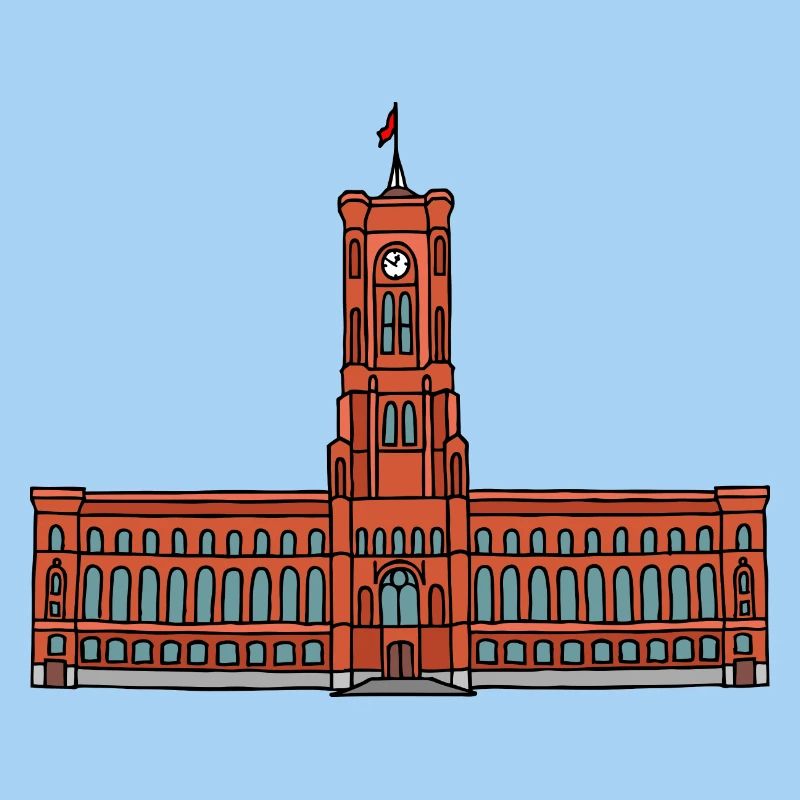 Red City Hall Berlin c