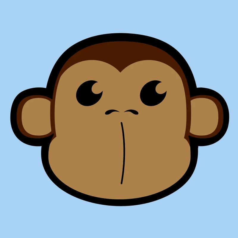 Face, Shimpanse, monkey, monkey head 3 c