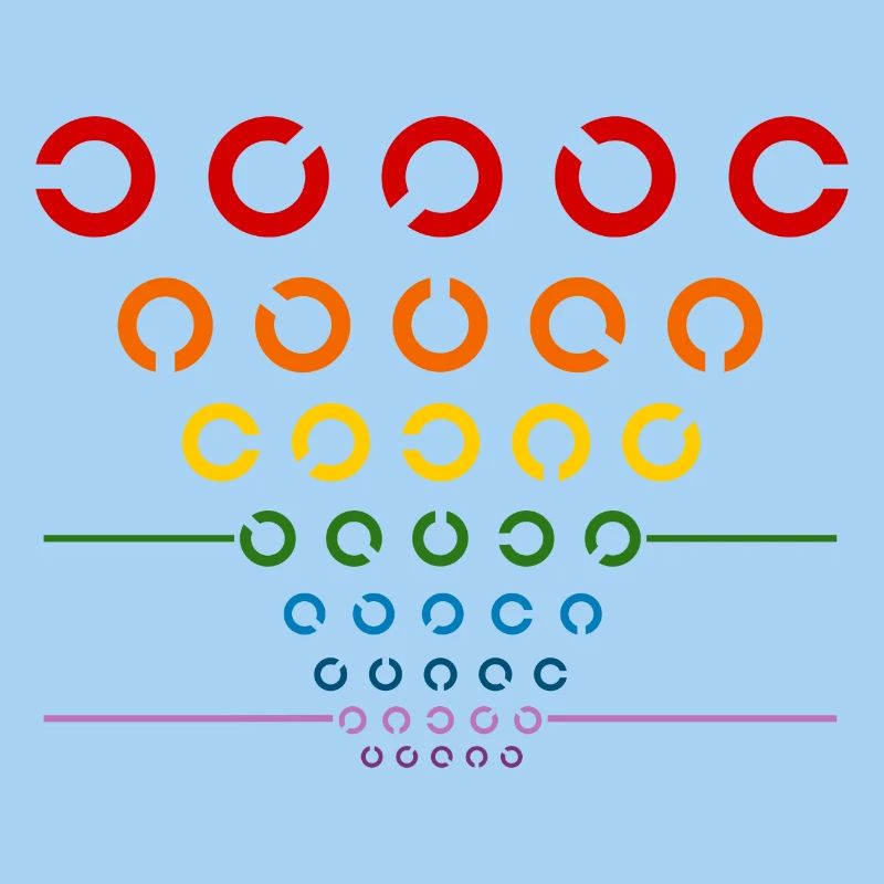 Rainbow Eye Test