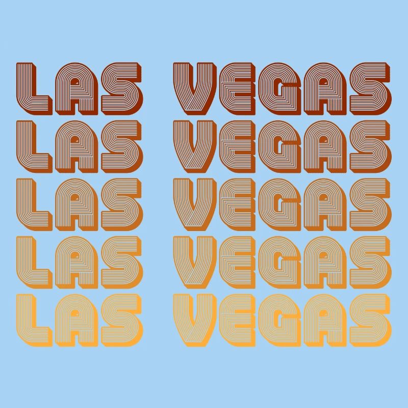 Grille de gradient rétro de Las Vegas