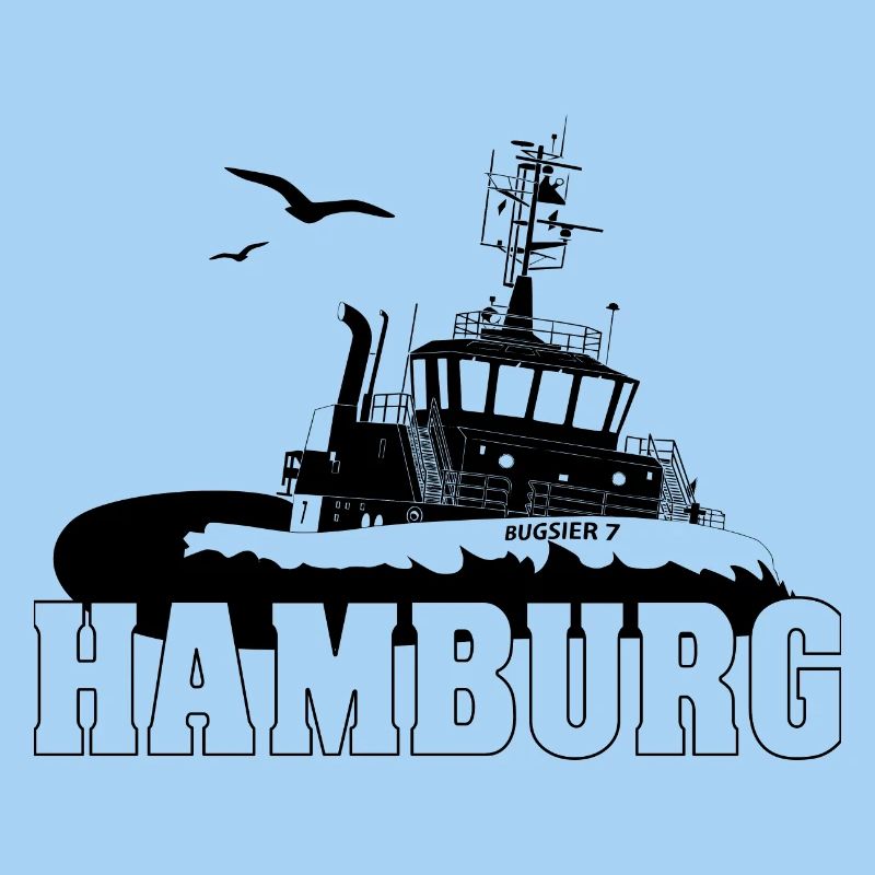 Schlepper im Hamburger Hafen