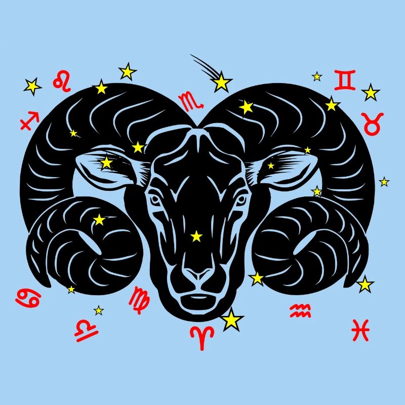 Sternzeichen Stern Logo Widder