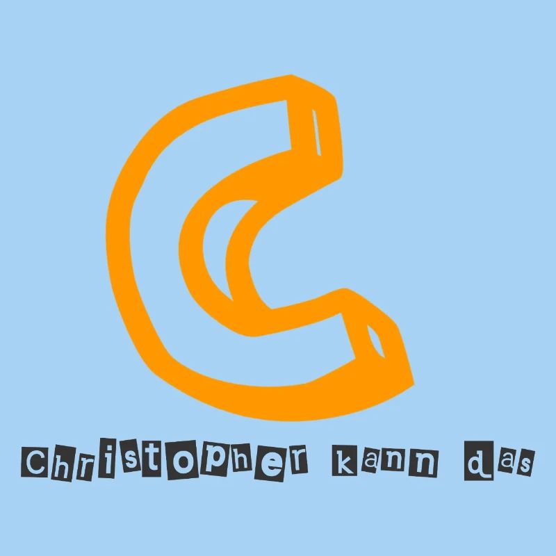 Christopher kann das Abstrakter Kaugummi-Print