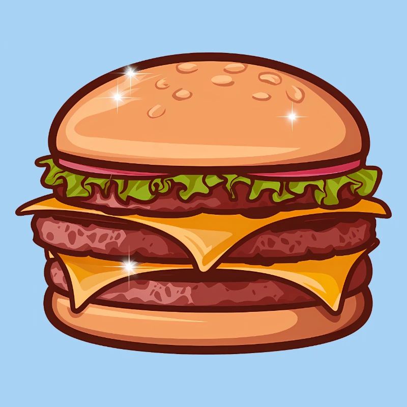 Saftiger Cheeseburger