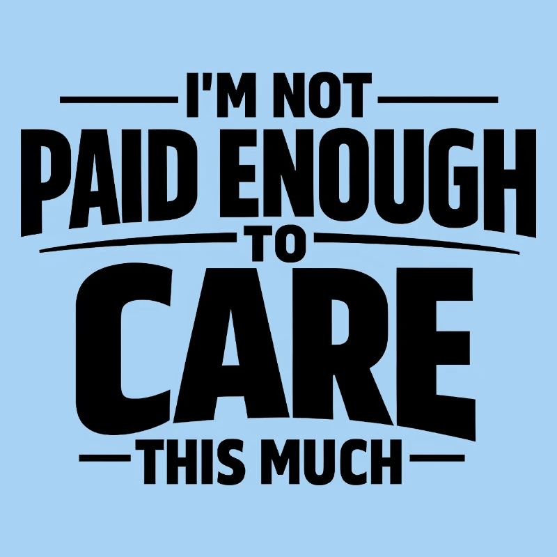 I don't care middle finger statement