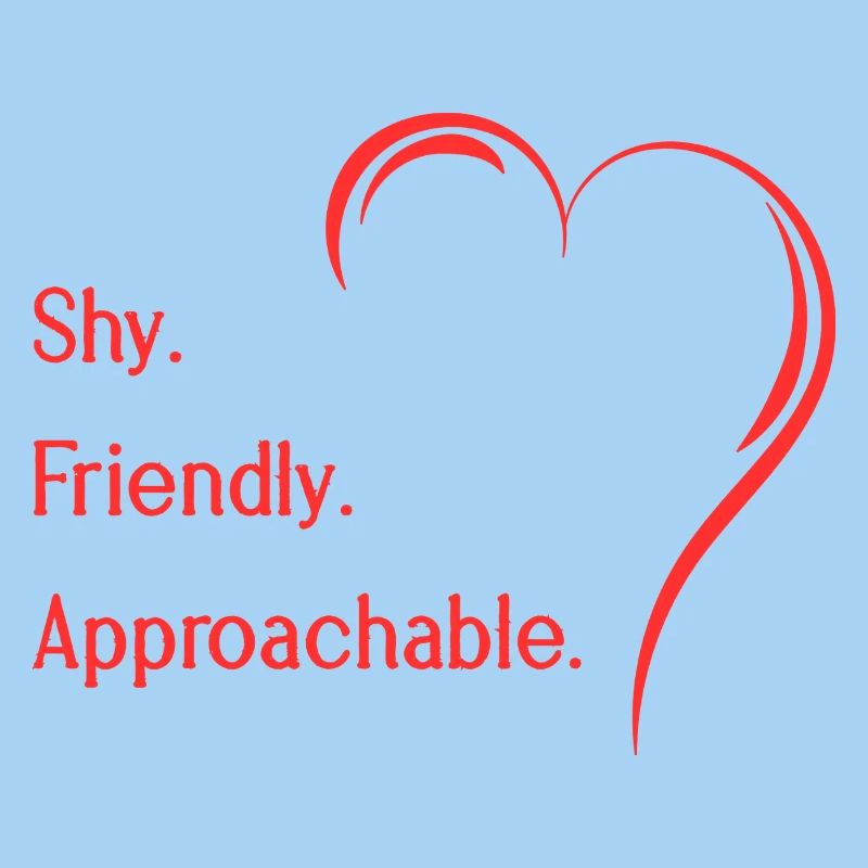 Flirteurs introvertis timides amicaux accessibles