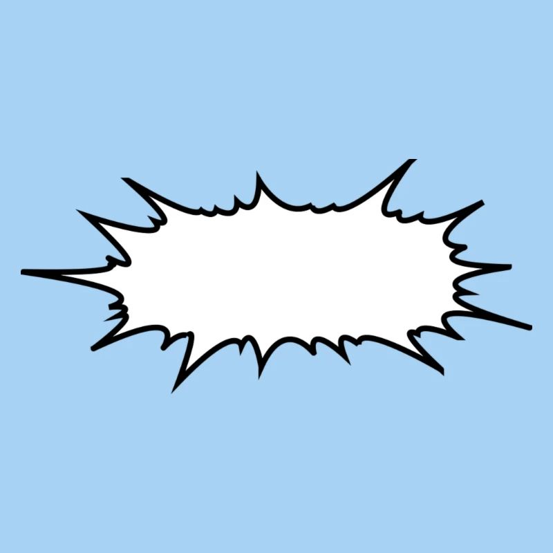 Splash speech bubble