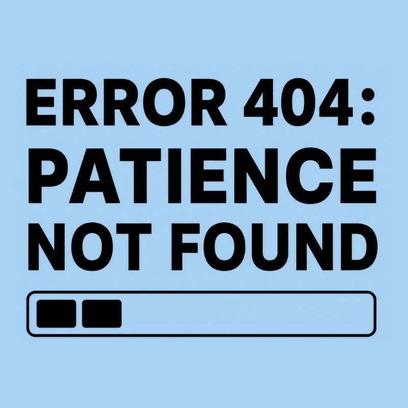 Error 404: Page Not Found Typo Art
