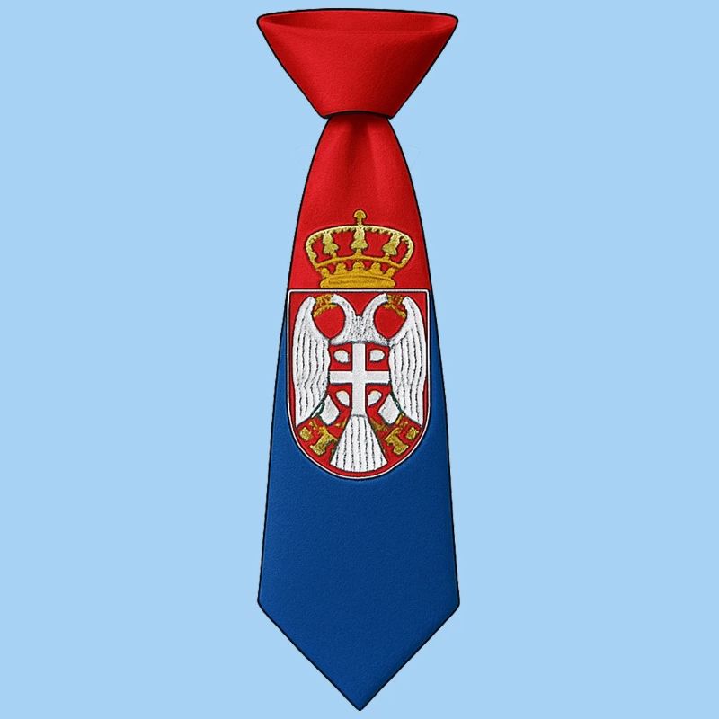 Cravate Serbie – Conception du drapeau