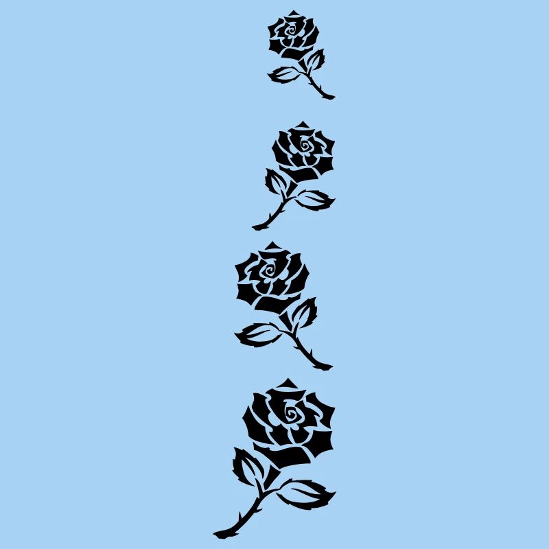 Ranke roses noires