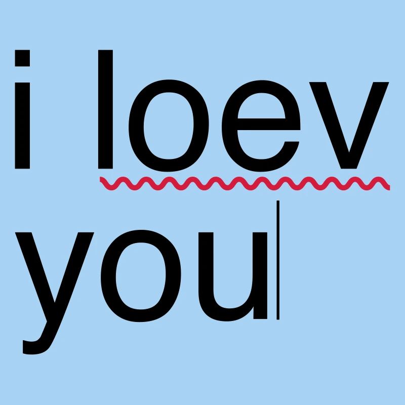 ich liebe dich Fehler
