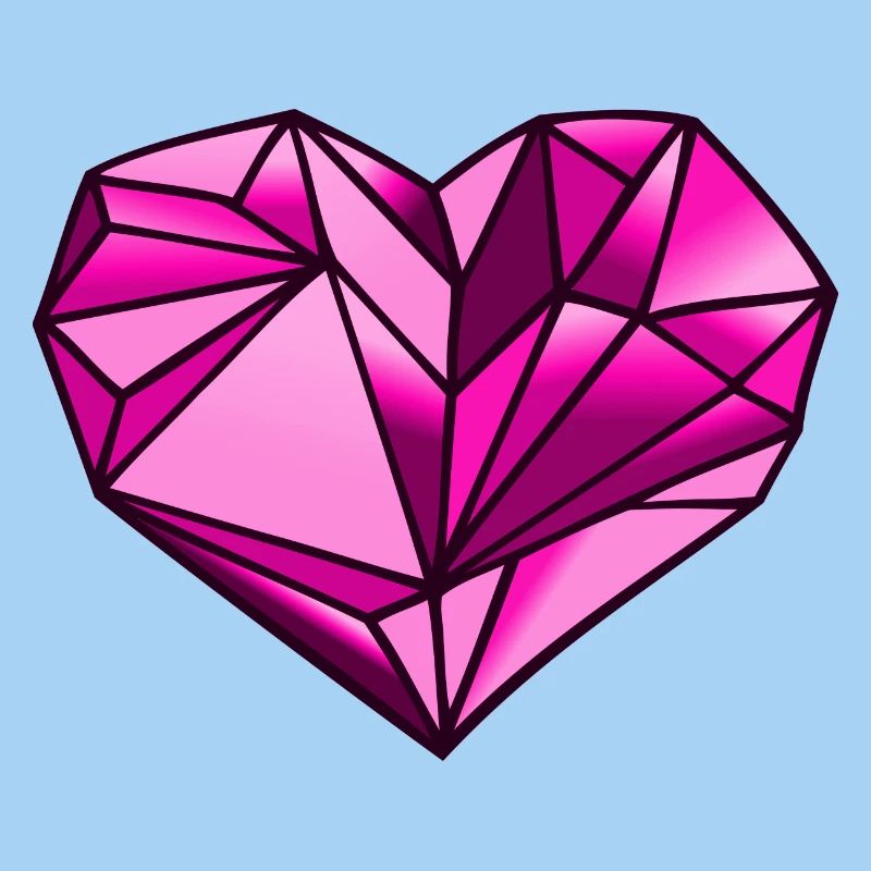 Herz geometrisch Geschenkidee