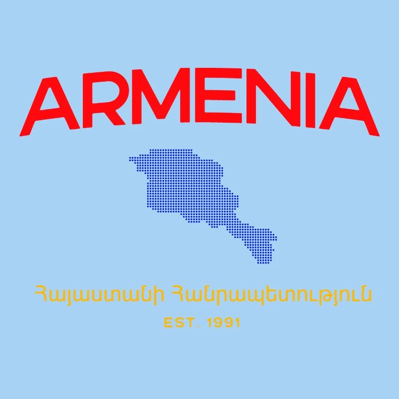 Armenia Map Script Emblem