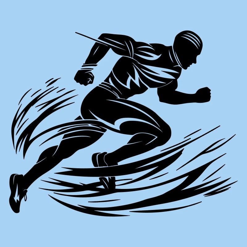 Sprinter in Bewegung