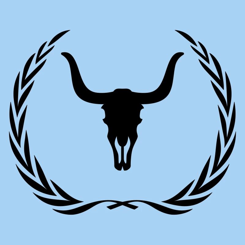 Bull Skeleton Wreath