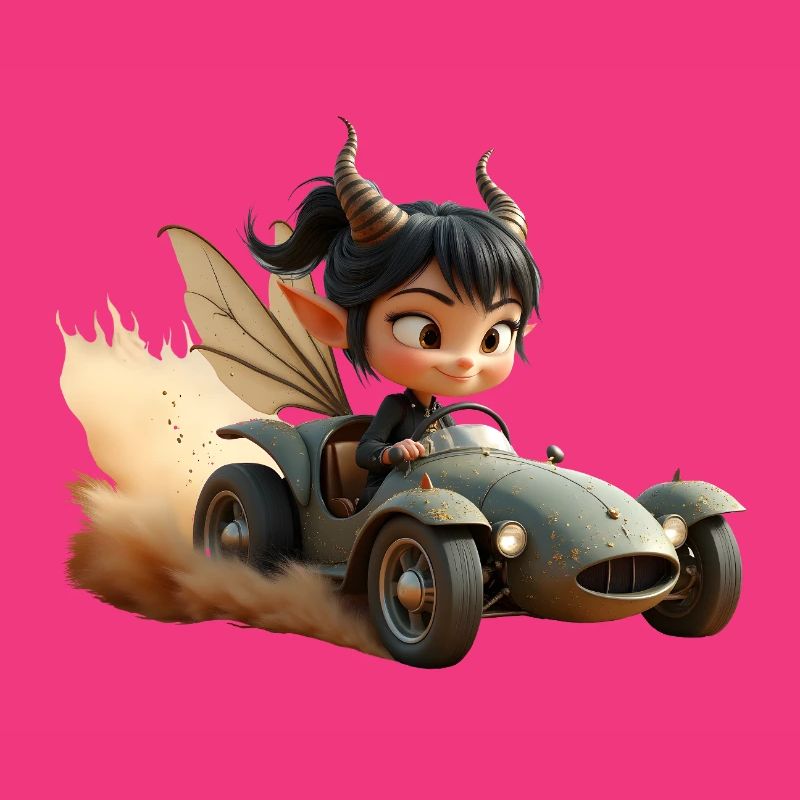 Gobelin d’aventure dans un wagon de sable