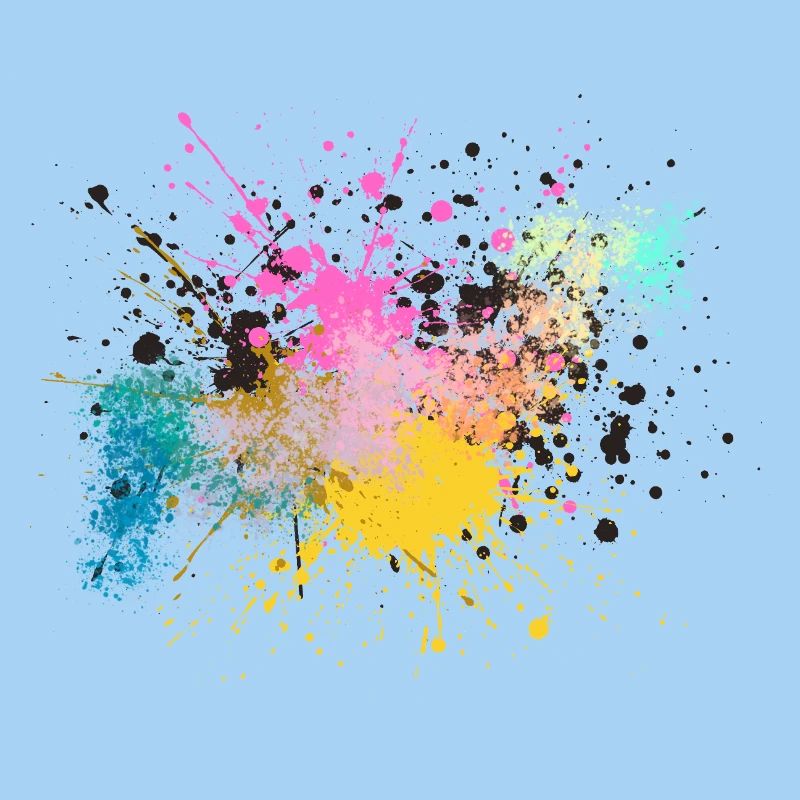 Conception colorée d’éclaboussures de peinture