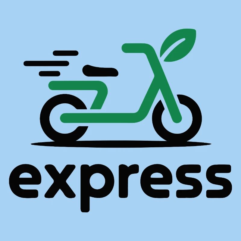 Eco Express Leaf Roller Logo