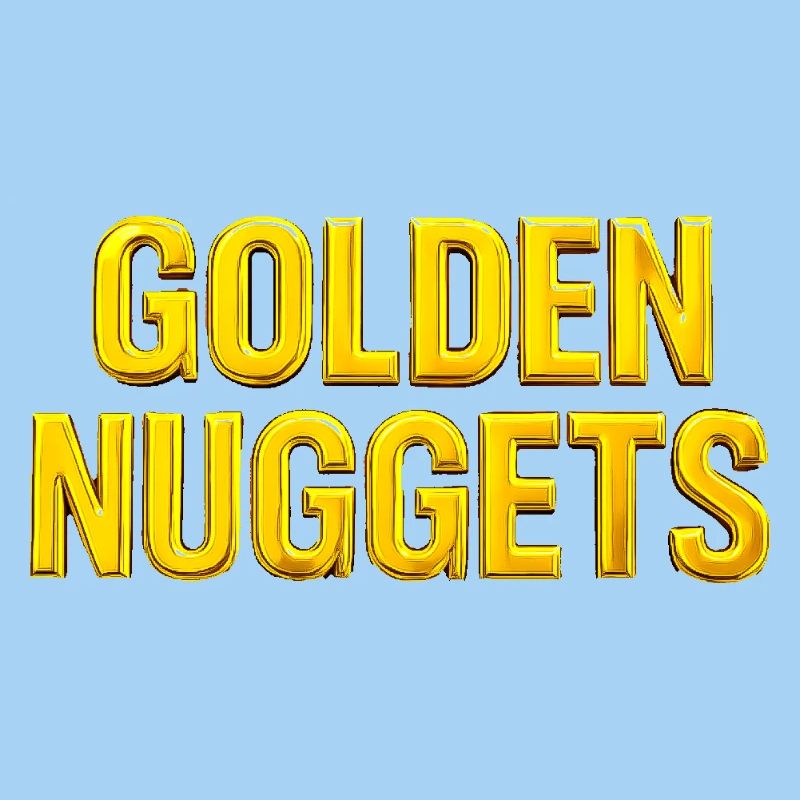 Gold Nuggets 3D-Text