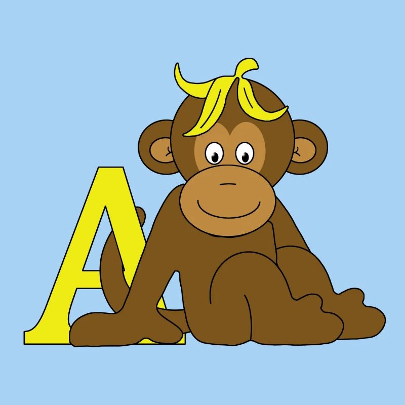 Affe mit A