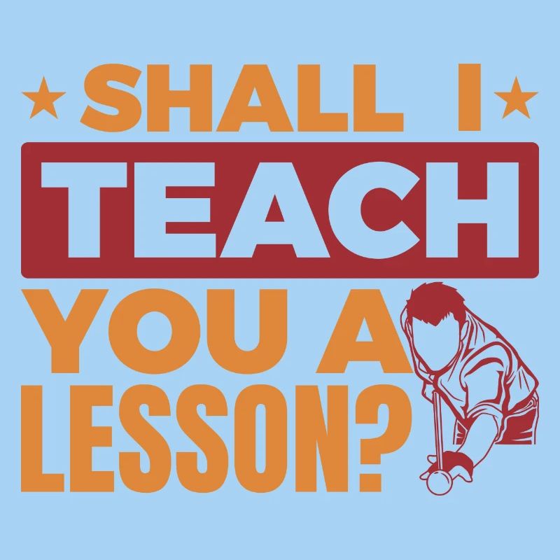 Witziger Billard Spruch