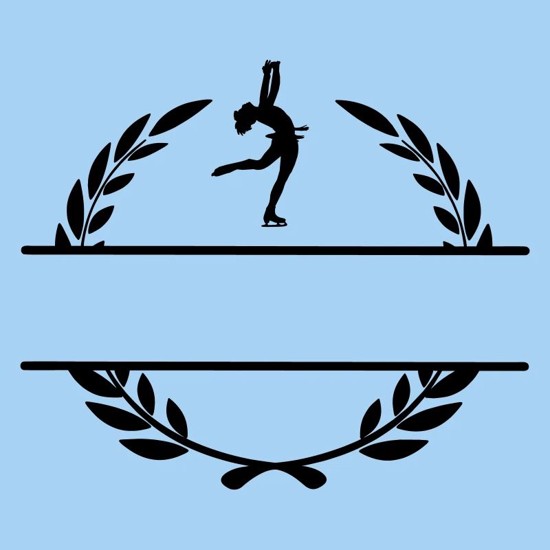 Laurel Wreath Figure Skater