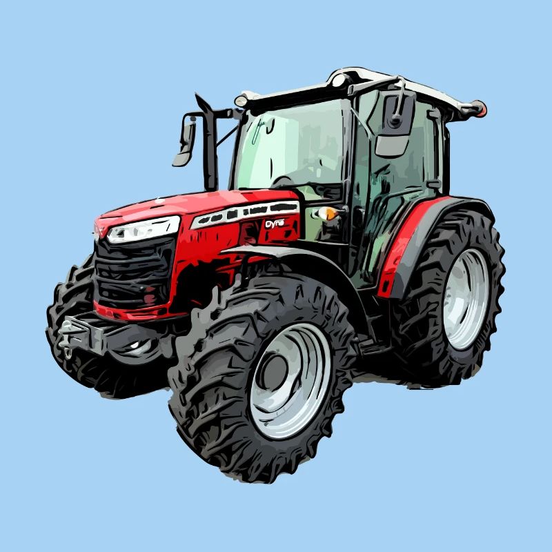 M F 4708 M Traktor