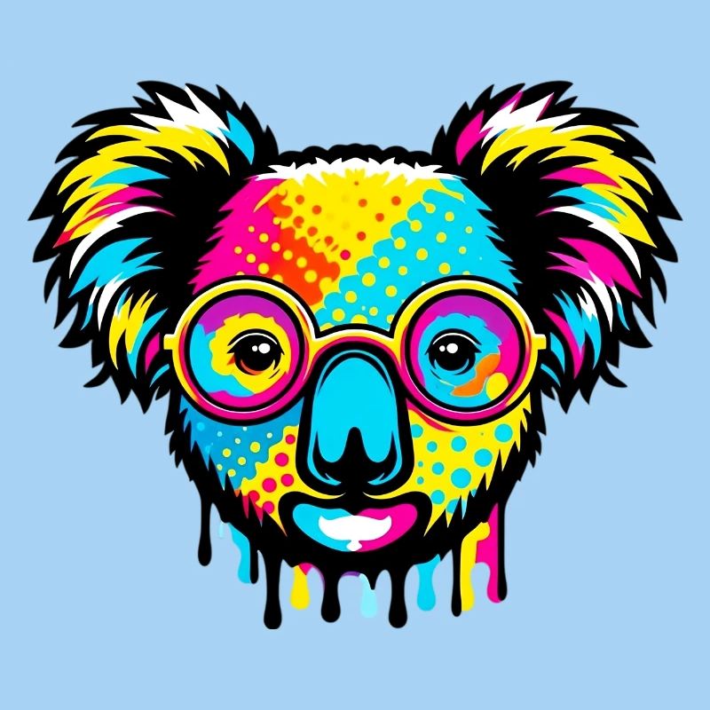 Koala avec des lunettes