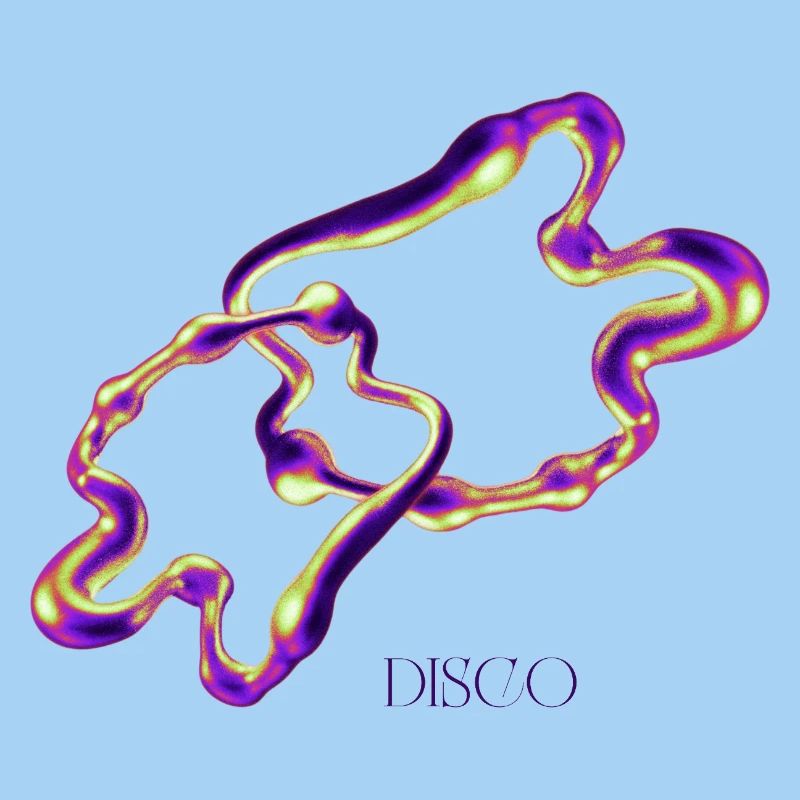 Disco Blob – Neon Abstract Liquid Art